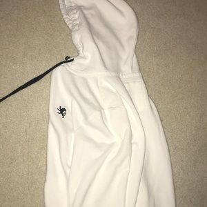 Express white zip up jacket